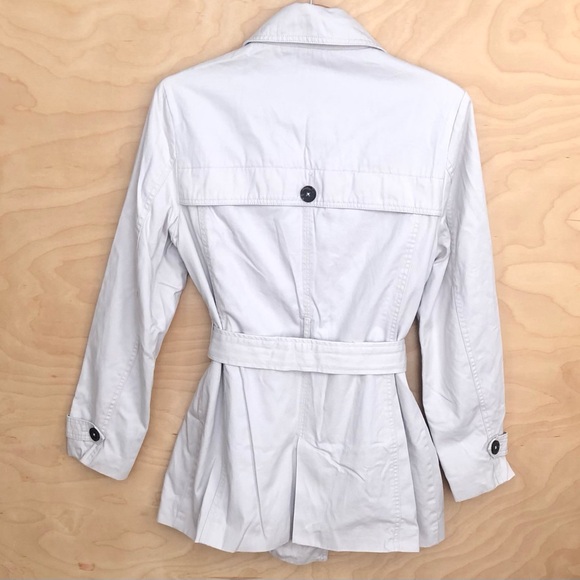 GAP Slick Rock Trench Coat Beige Double Breasted Medium Cotton Belted Outwear. - Picture 2 of 11